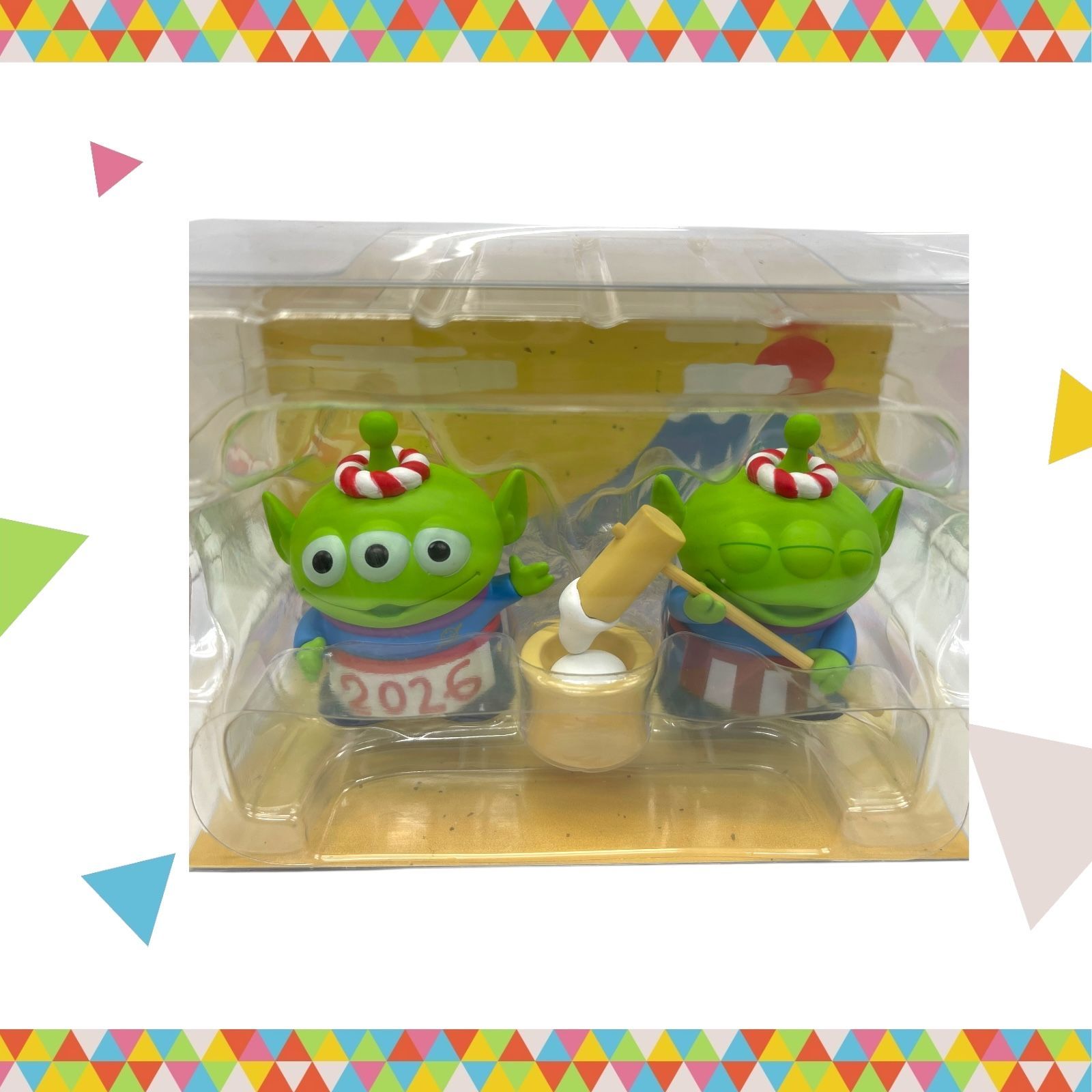 ディズニー【リトルグリーンメン】エイリアン マスコット セット 餅