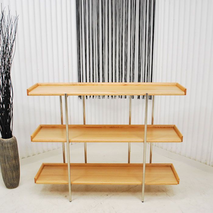 アウトレット 現品限り 一部 大 ♥ 家具 オープンシェルボード 120 ３段 魅せるインテリア 飾り棚 230531 キスト120