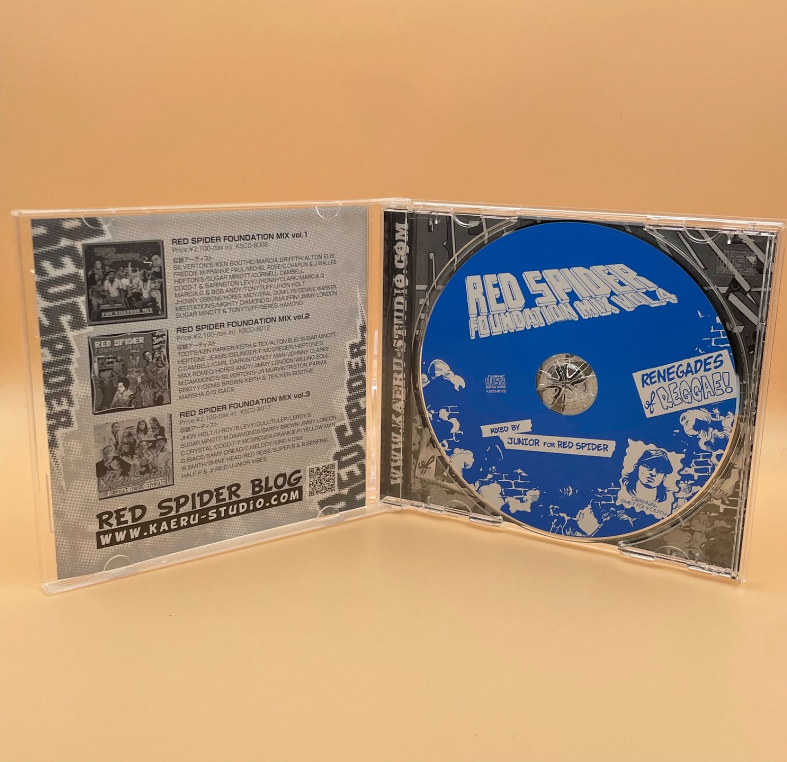 帯付 RED SPIDER CD レッドスパイダー アルバム FOUNDATION MIX vol.4