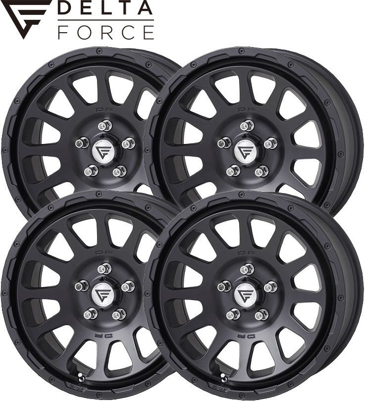 M s 30系 アルファード DELTA FORCE OVAL 17インチ ホイール 4本 セット 1台分 マットブラック 17 x 8 0 J 35 5 114 3 デルタフォース オーバル パーツ 部品 カスタム 30 ALPHARD 30アルファード