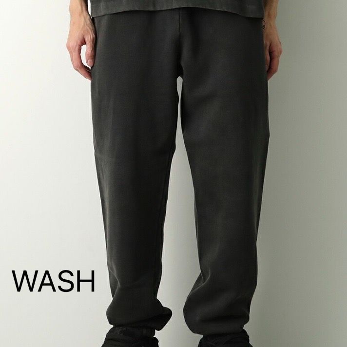 ♥ entire studios HEAVY SWEAT PANTS WASH ヴィンテージブラック スウェットパンツ