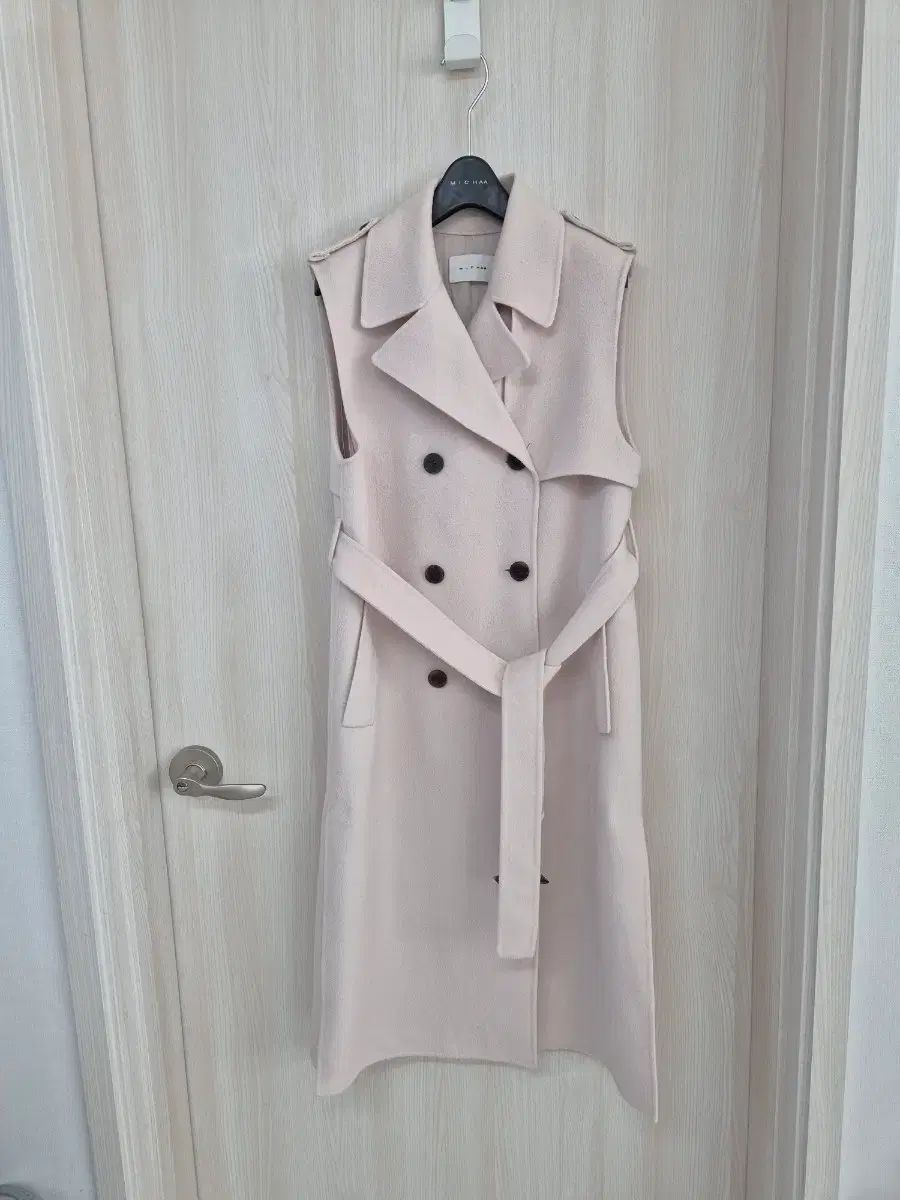 ミシャ カシミア20 ベスト ロング丈