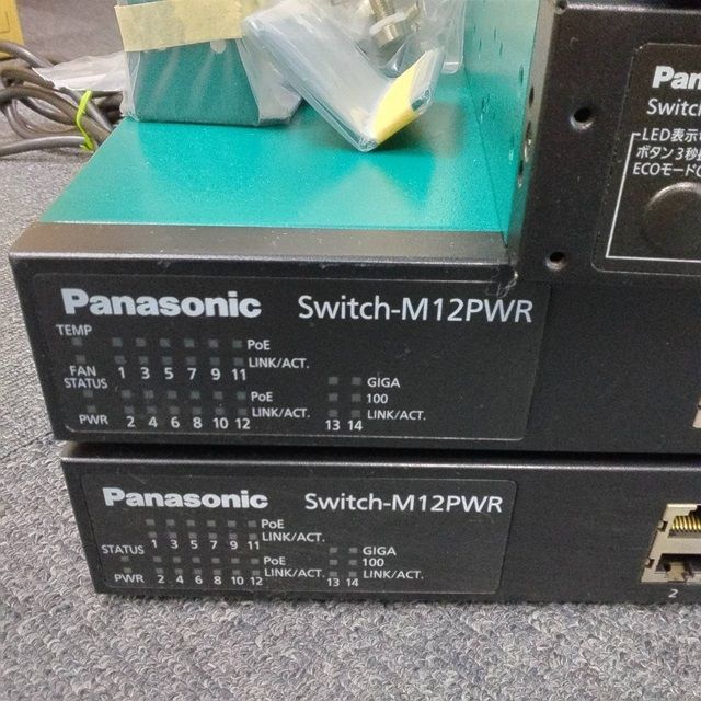 P101】パナソニック EWネットワークス FA-ML8TPoE+ 4セットと他3台