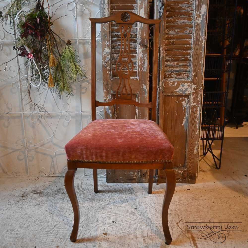 L3705-222-1 英国アンティーク チッペンデールチェア サロンチェア