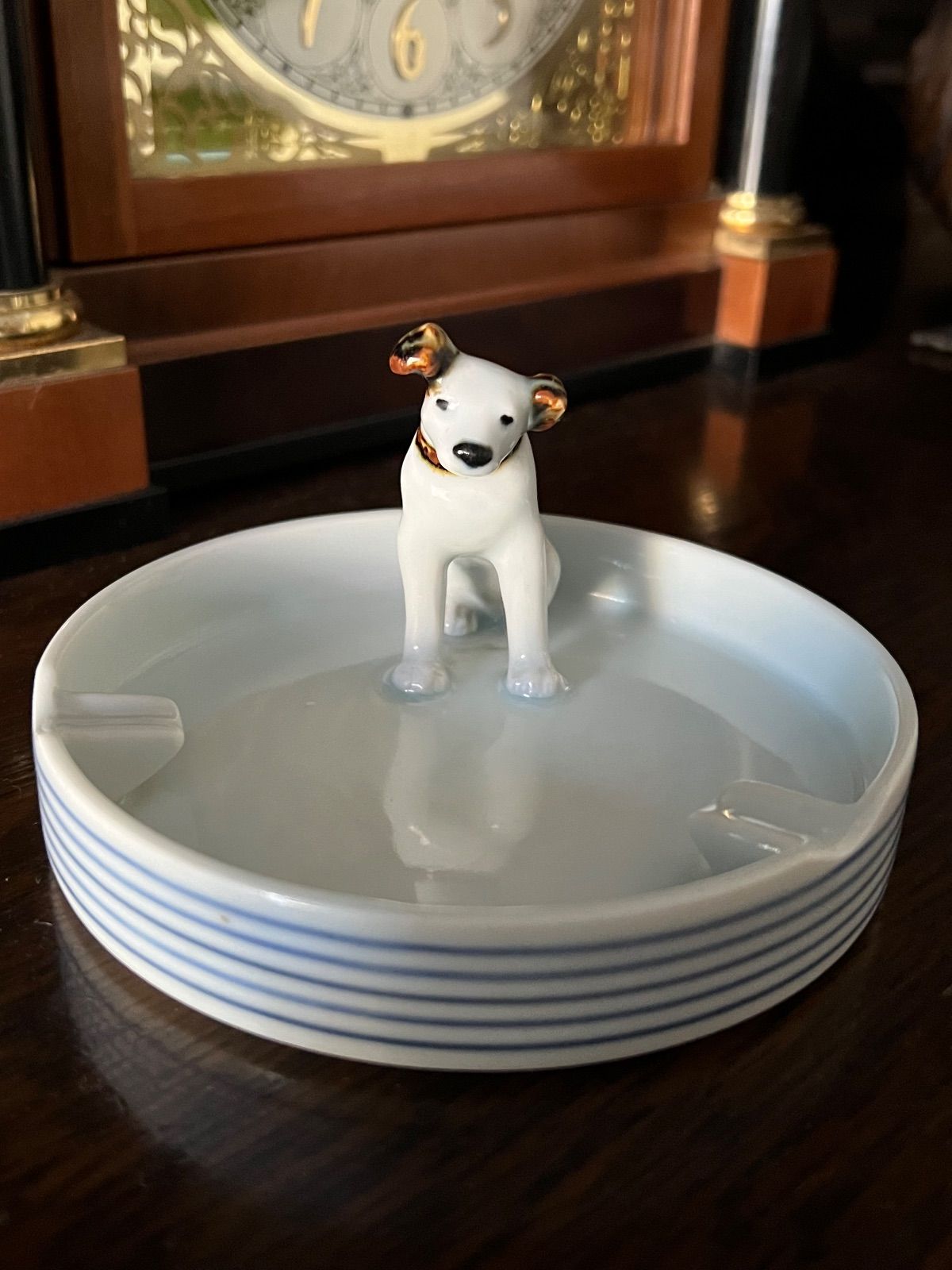 ヴィンテージ 記念品 青龍洞 Victor ビクター犬 ニッパー君 灰皿