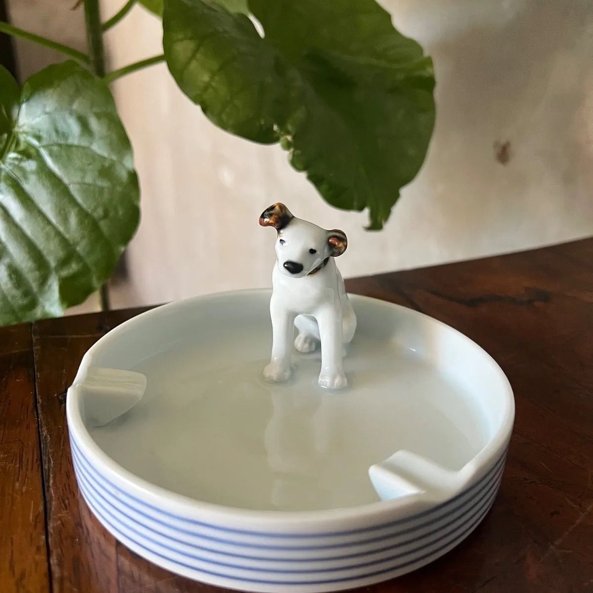 ヴィンテージ 記念品 青龍洞 Victor ビクター犬 ニッパー君 灰皿