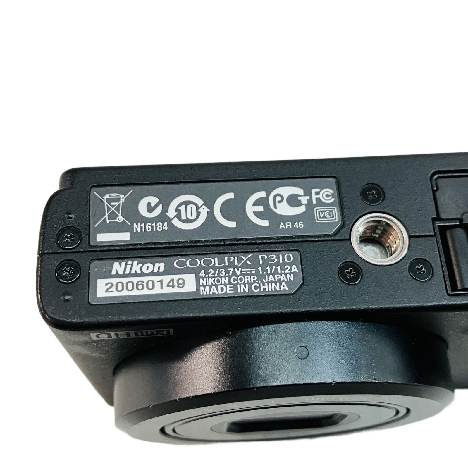 未使用級　Nikon COOLPIX P310 コンデジ デジカメ ブラック 黒 Nikon COOLPIX P310 コンパクト デジタルカメラ ニコン デジカメ