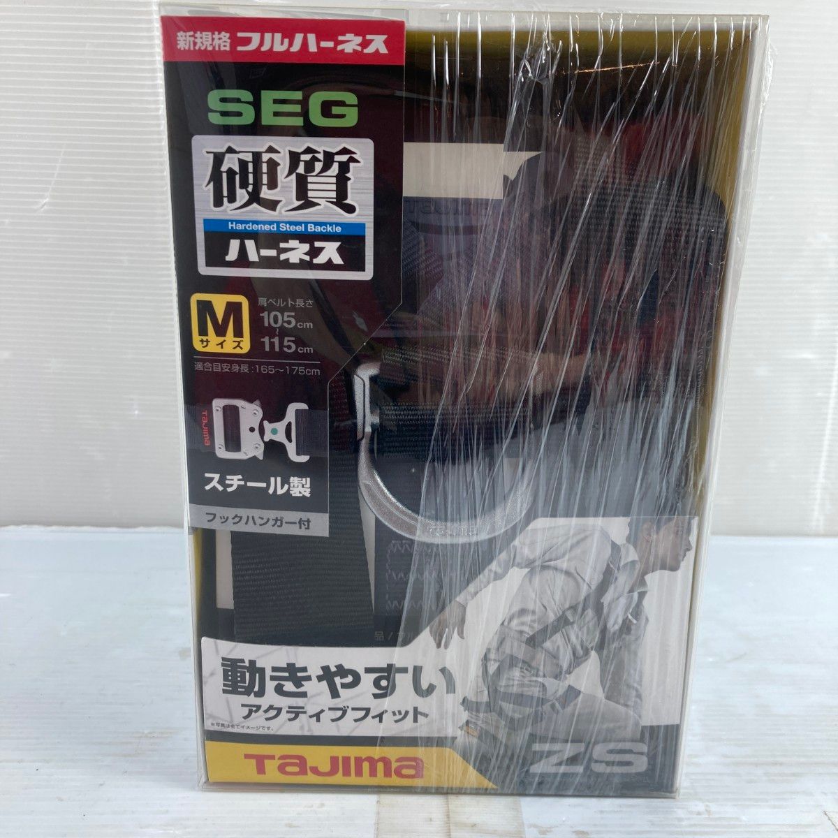 ＊＊TAJIMA タジマ フルハーネス型安全帯 SEGハーネスZS スチール製 Mサイズ 新規格 AZSM BK ブラック