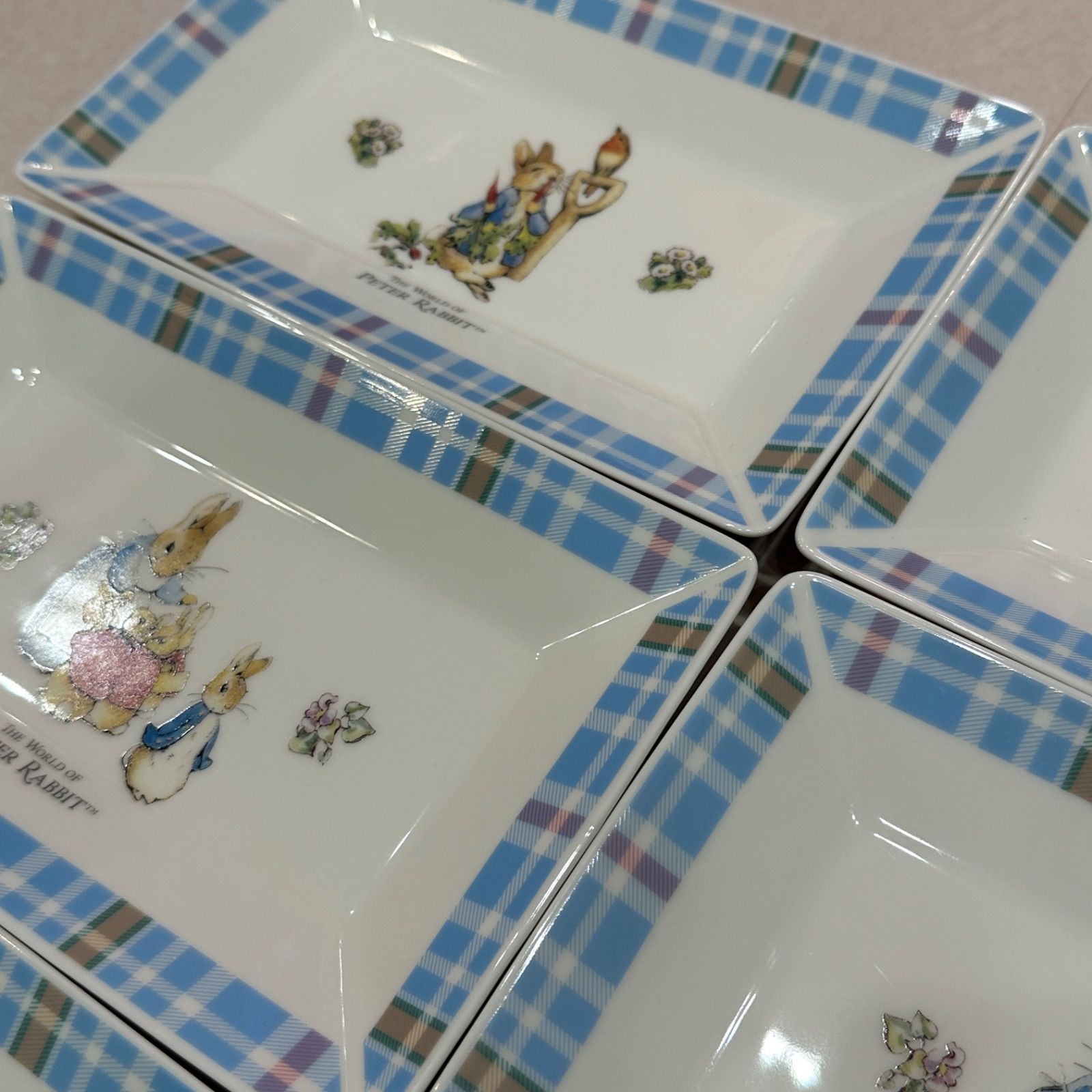 極美品】ピーターラビット 陶器 長角皿 6枚セット - メルカリ