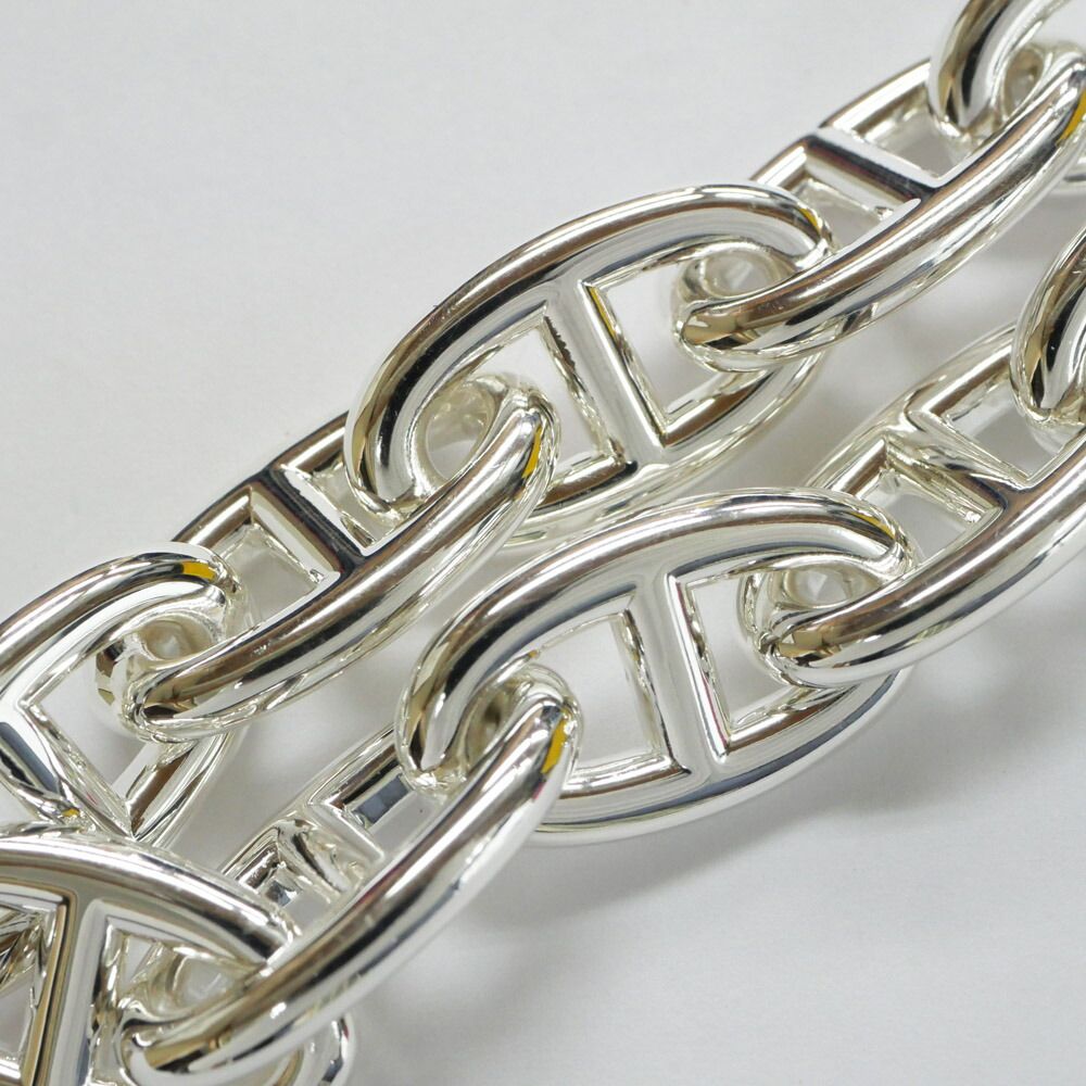  名東 エルメス シェーヌダンクルGM 12コマ ブレスレット Ag 925 メンズ レディース 男女兼用 アクセサリー 小物 ブレスレット アクセサリー