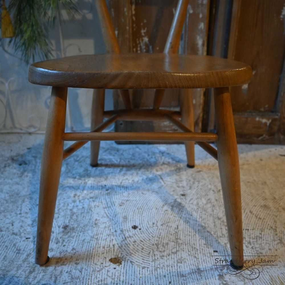 アーコールercolキッズスタッキングチェア　ヴィンテージ イギリス ERCOL アーコール キッズスタッキングチェア S-2407-34③ | mumokute