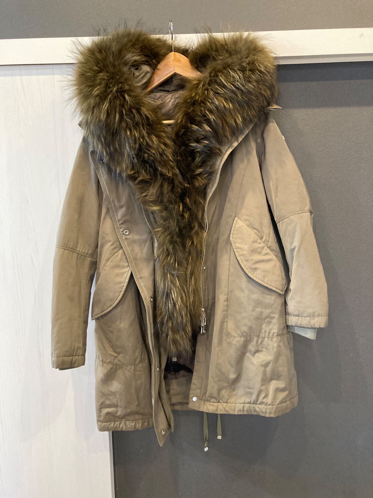 260111 DUNO デュノ モッズダウン ジャンパー カーキフェザー - メルカリ