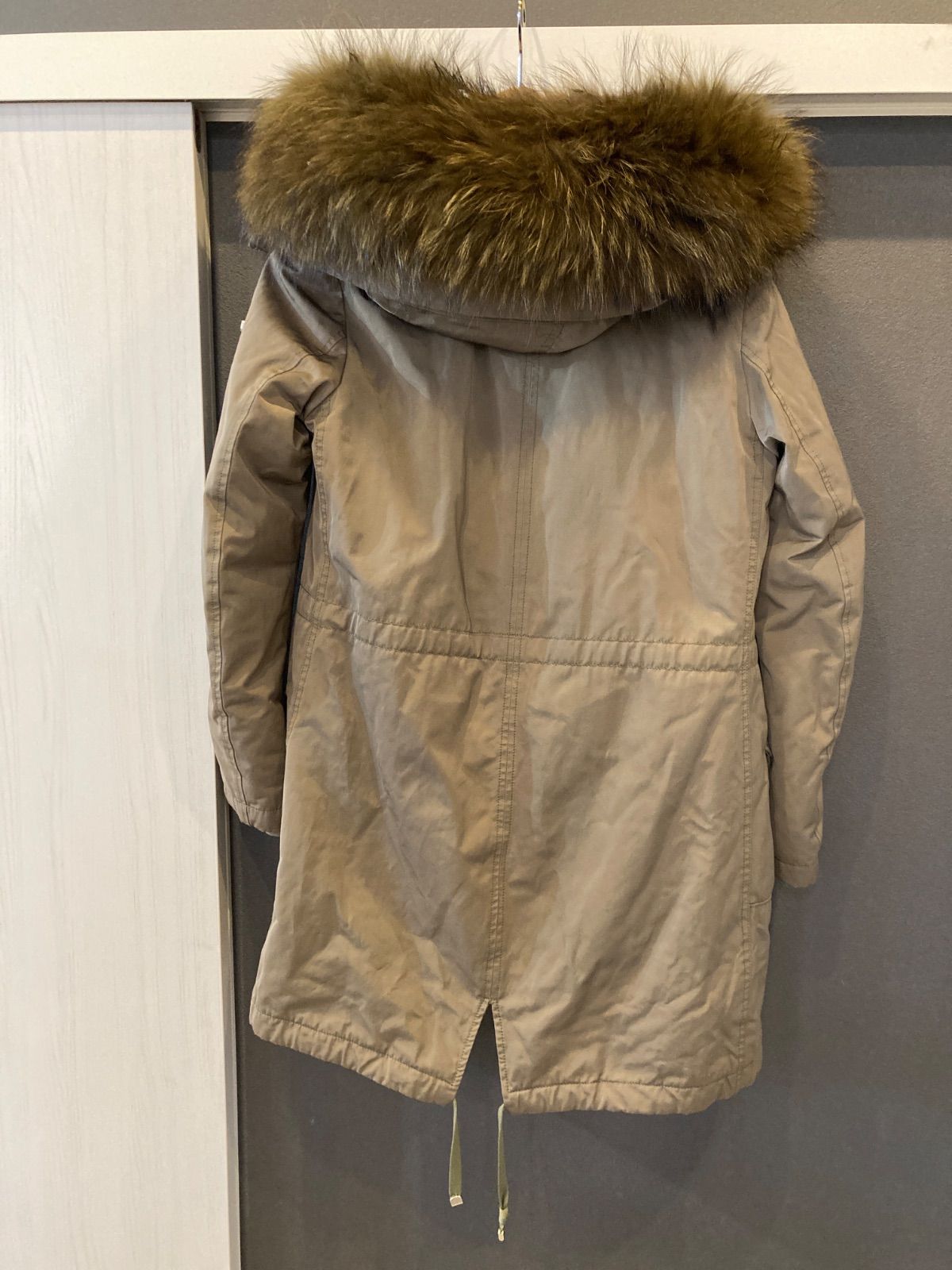 260111 ショップ DUNO デュノ モッズダウン ジャンパー カーキフェザー