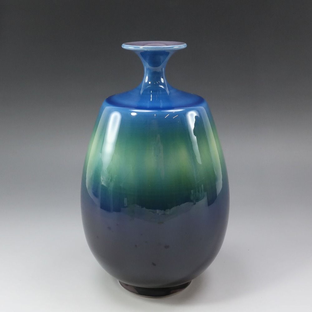 徳田正彦　九谷焼　花器 Yahoo!オークション -「九谷焼 徳田正彦」の落札相場・落札価格