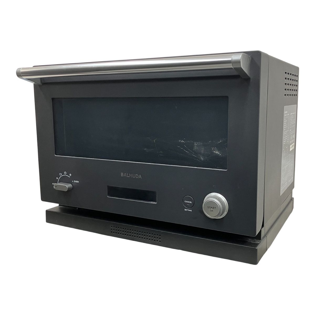 BALMUDA The Range K04A-BK ステンレス オーブンレンジ 2019年製