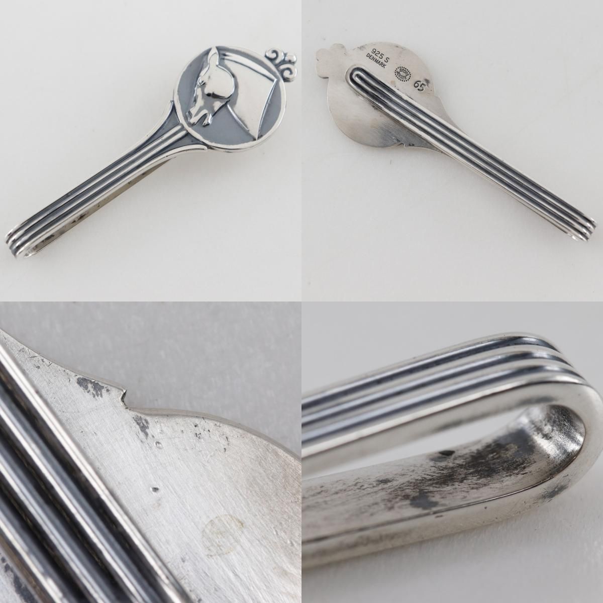 Georg Jensen】ジョージジェンセン タイピンセット #75 #65 シルバー