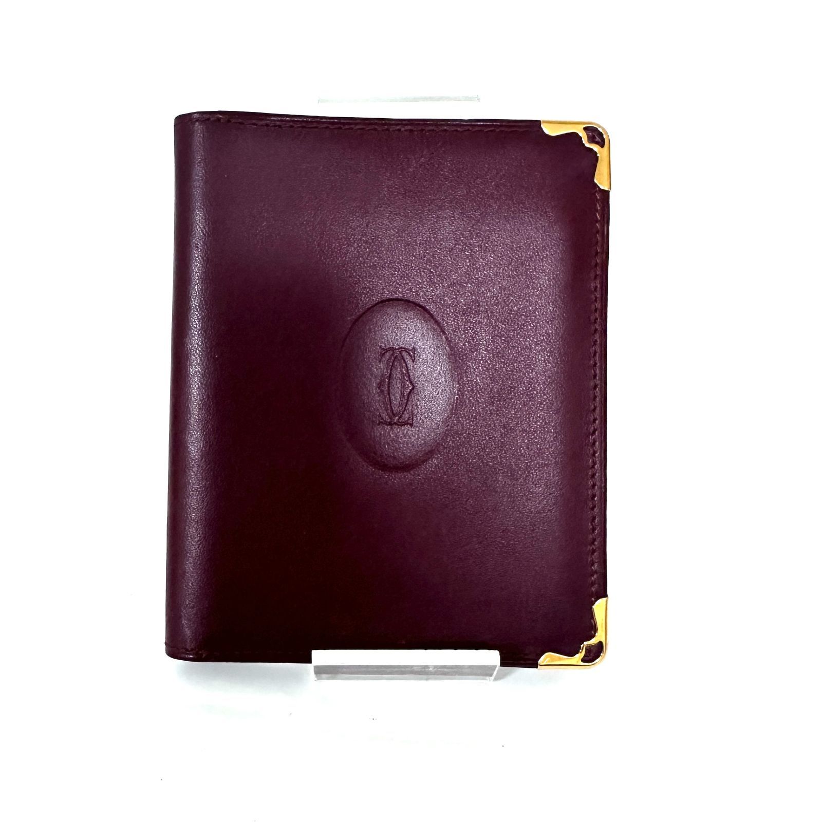 SD4757 Cartier カルティエ マストライン ボルドー レザー 二つ折り