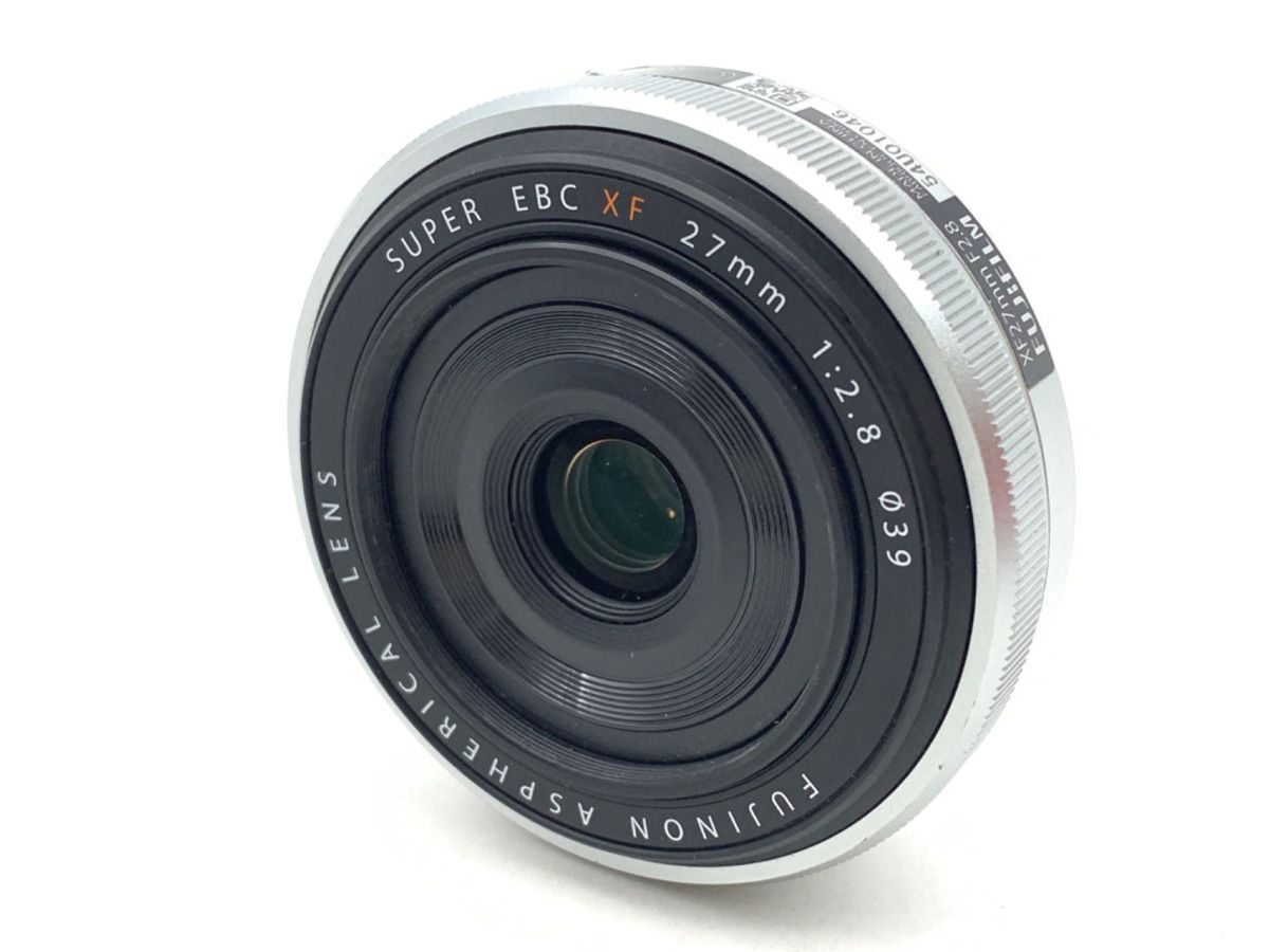  並品 フジフイルム XF 27 mm F 2 8 シルバー レンズ(単焦点) カメラ