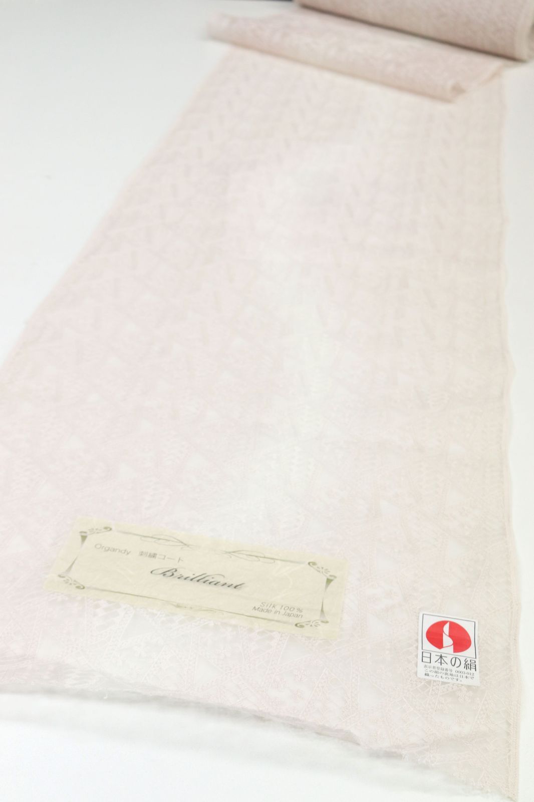 kta 2949 オーガンジー スリーシーズン コート 日本の絹 お仕立て付き １ヶ月半～２ヶ月で発送