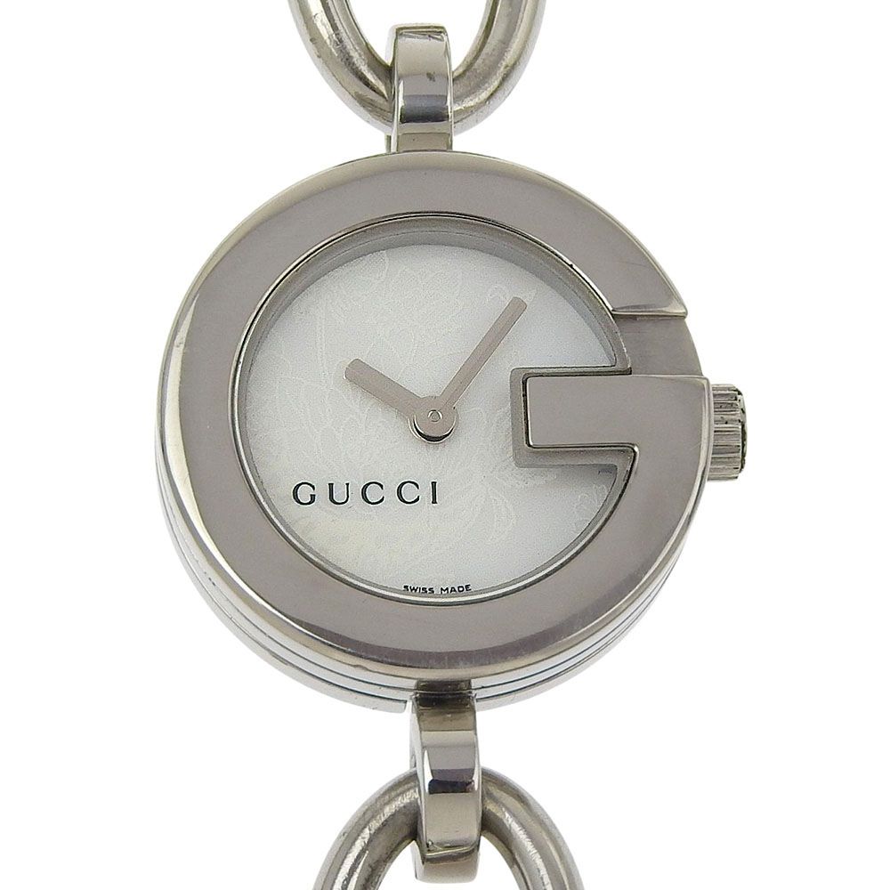 GUCCI】グッチ Gチャーム ブレスウォッチ 107 ステンレススチール