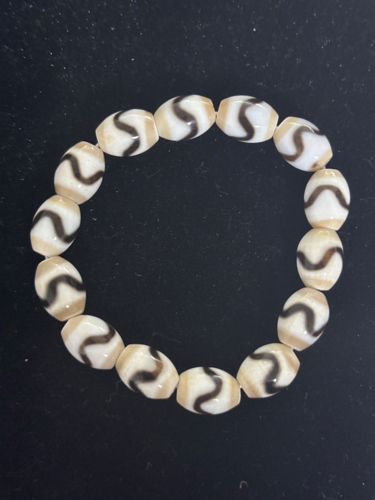 チベット 天珠 密教 虎牙 ブレスレット