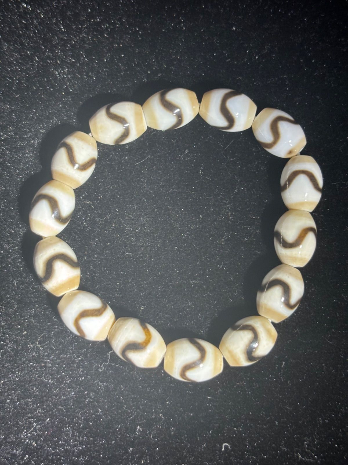 チベット 天珠 密教 虎牙 ブレスレット