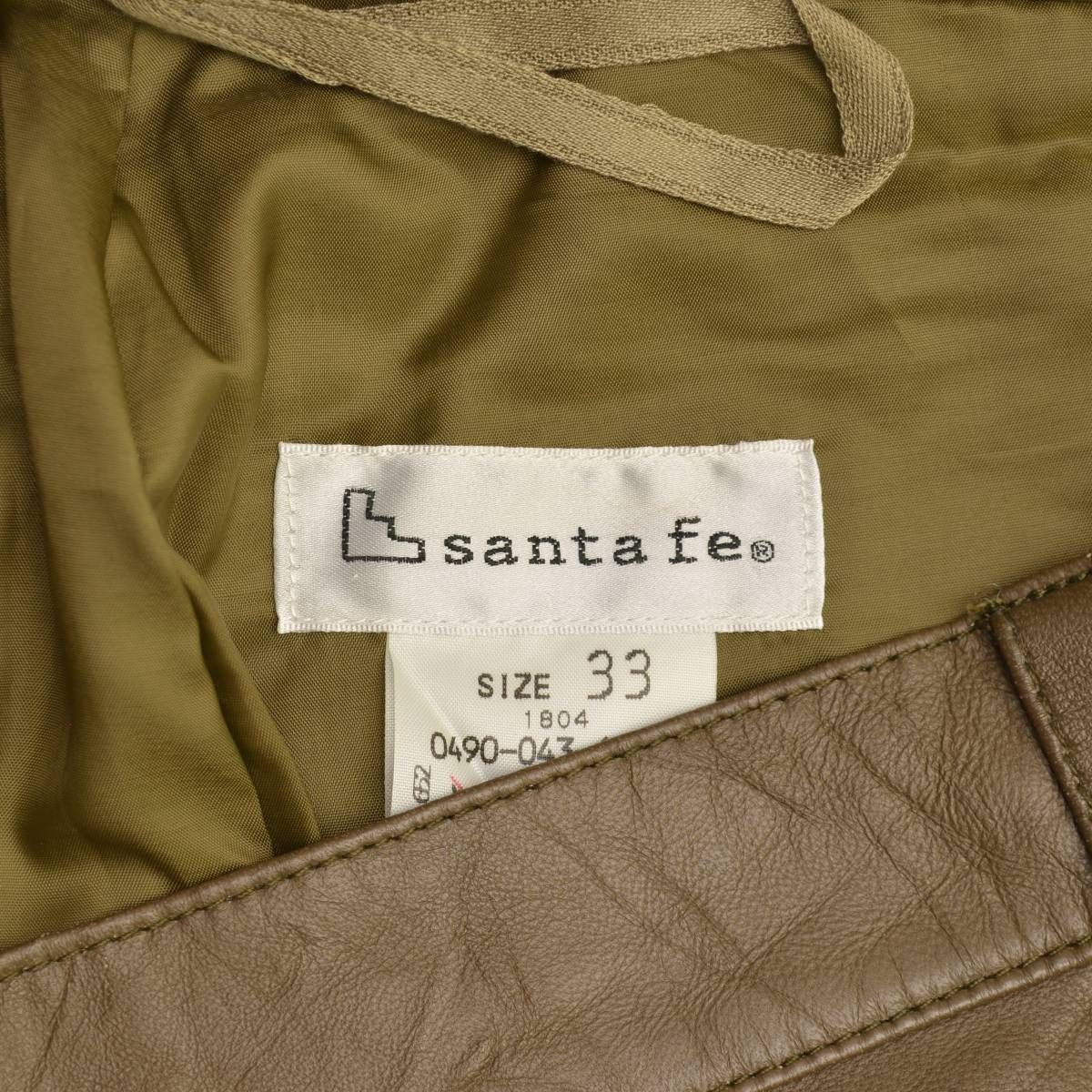 SANTAFE】羊革レザーパンツ - メルカリ