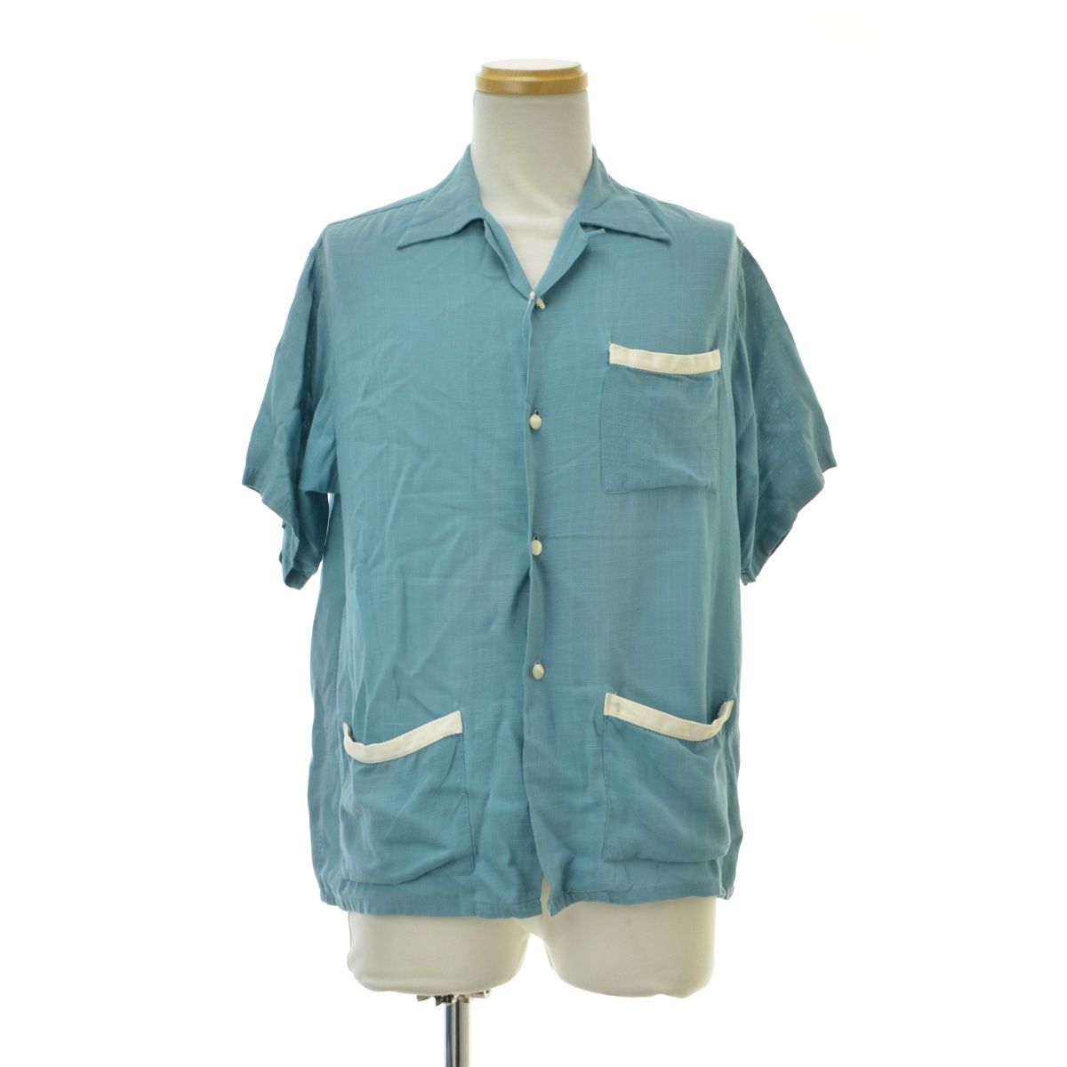 〜50 s 3ポケット カスリ半袖シャツ