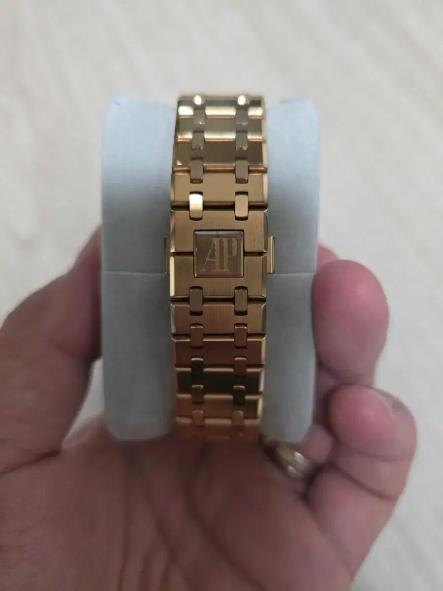  ZF PIGUET オーデマピゲ 15400 ブラックダイアル ローズゴールド 自動巻き時計 腕時計(アナログ)