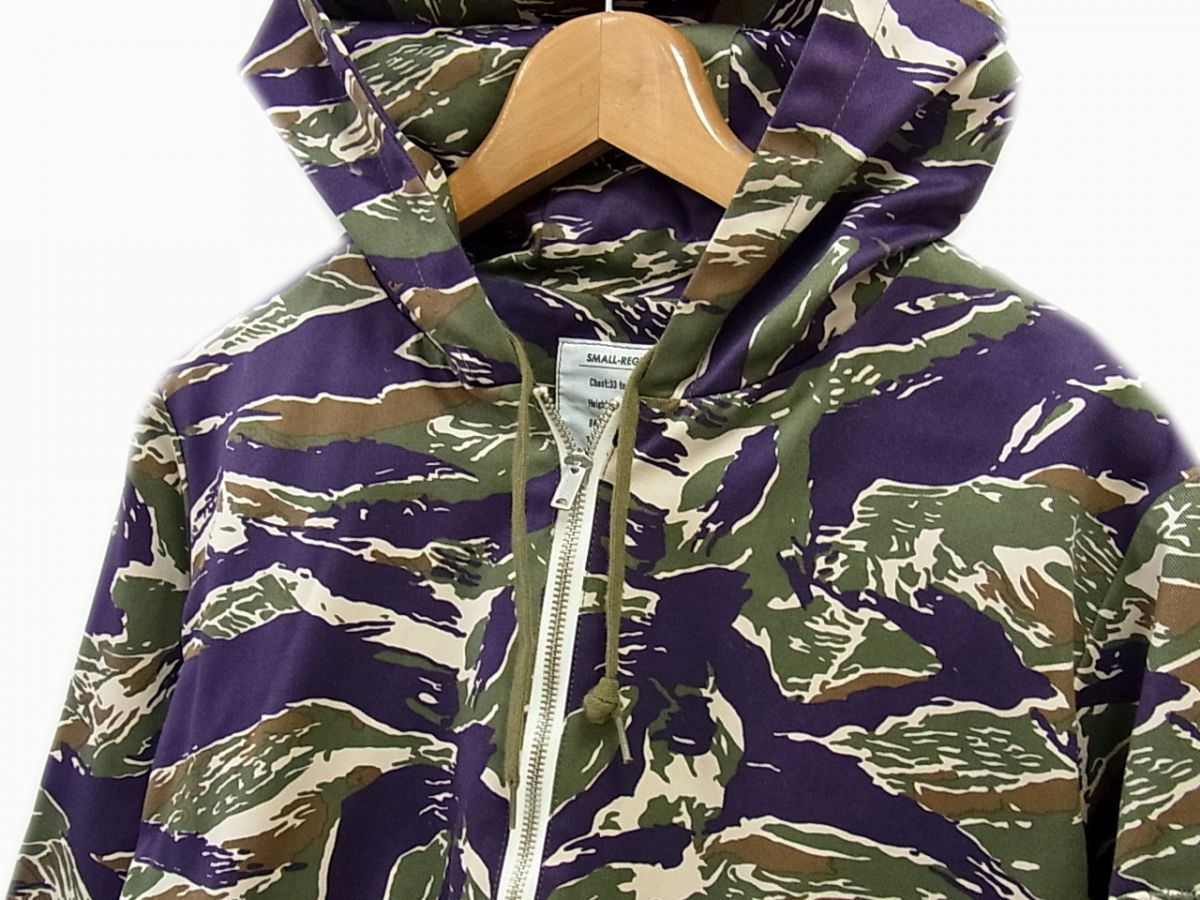 美品 定価59,400円◇The REAL McCOY'S タイガーカモ ジップパーカー