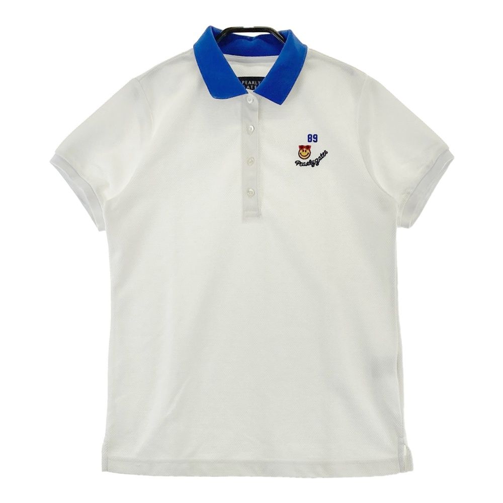 サイズ：1 PEARLY GATES パーリーゲイツ 半袖ポロシャツ ホワイト系