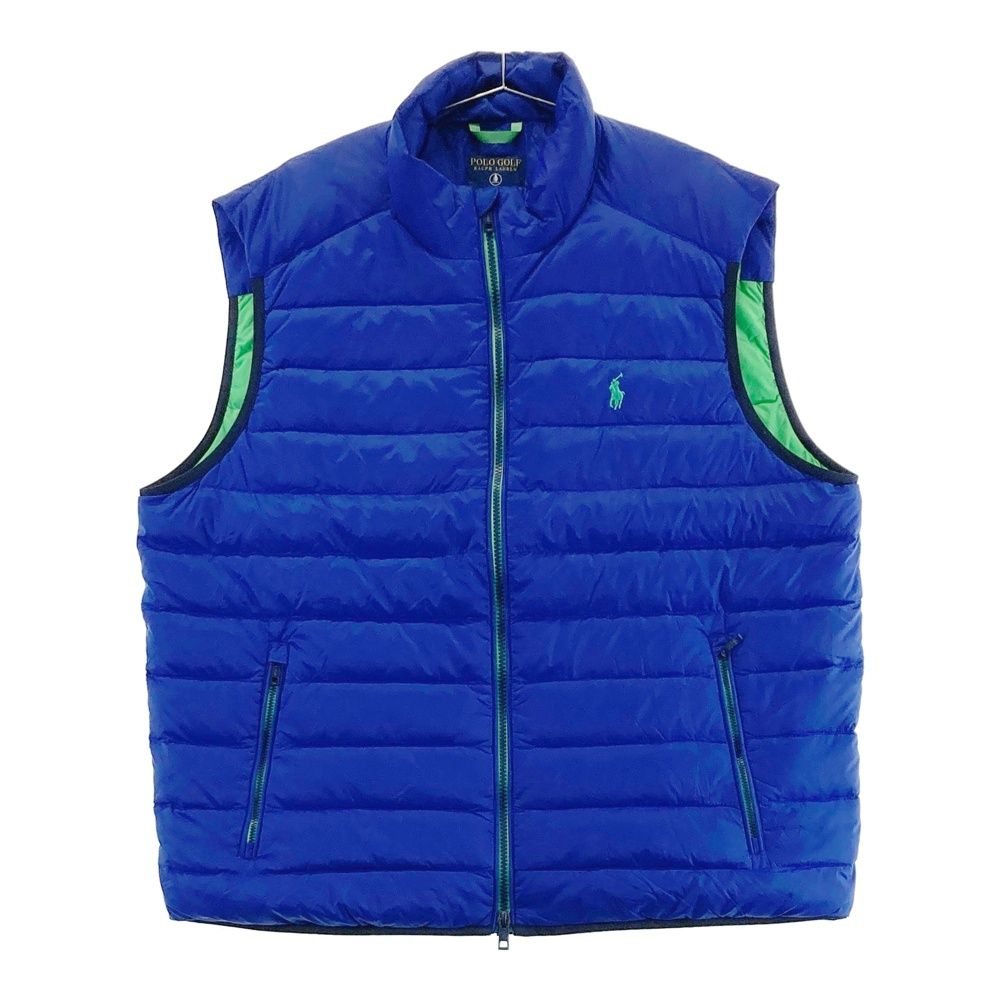 サイズ XL ラルフローレン ポロゴルフ ダウンベスト ブルー系 ゴルフウェア メンズ ストスト