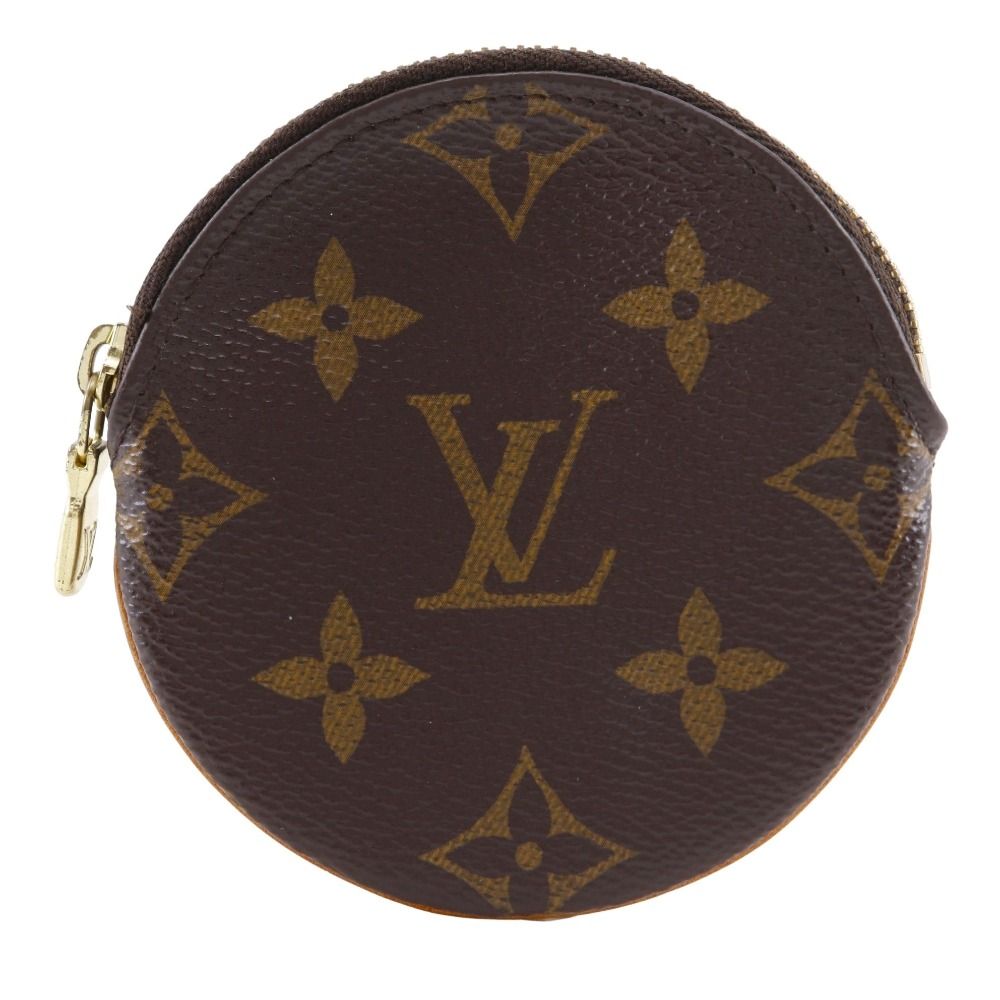 【美品】ルイヴィトン　ポルトモネキュベット　モノグラム　ケース　茶色 LOUIS VUITTON】ルイ・ヴィトン ポルト モネ・ロン M61926 モノグラム
