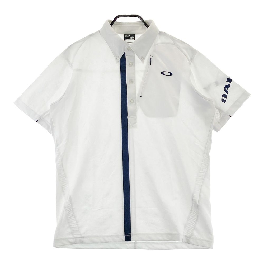 中古 メンズ オークリー OAKLEY 半袖シャツ M 黄緑 イエローグリーン