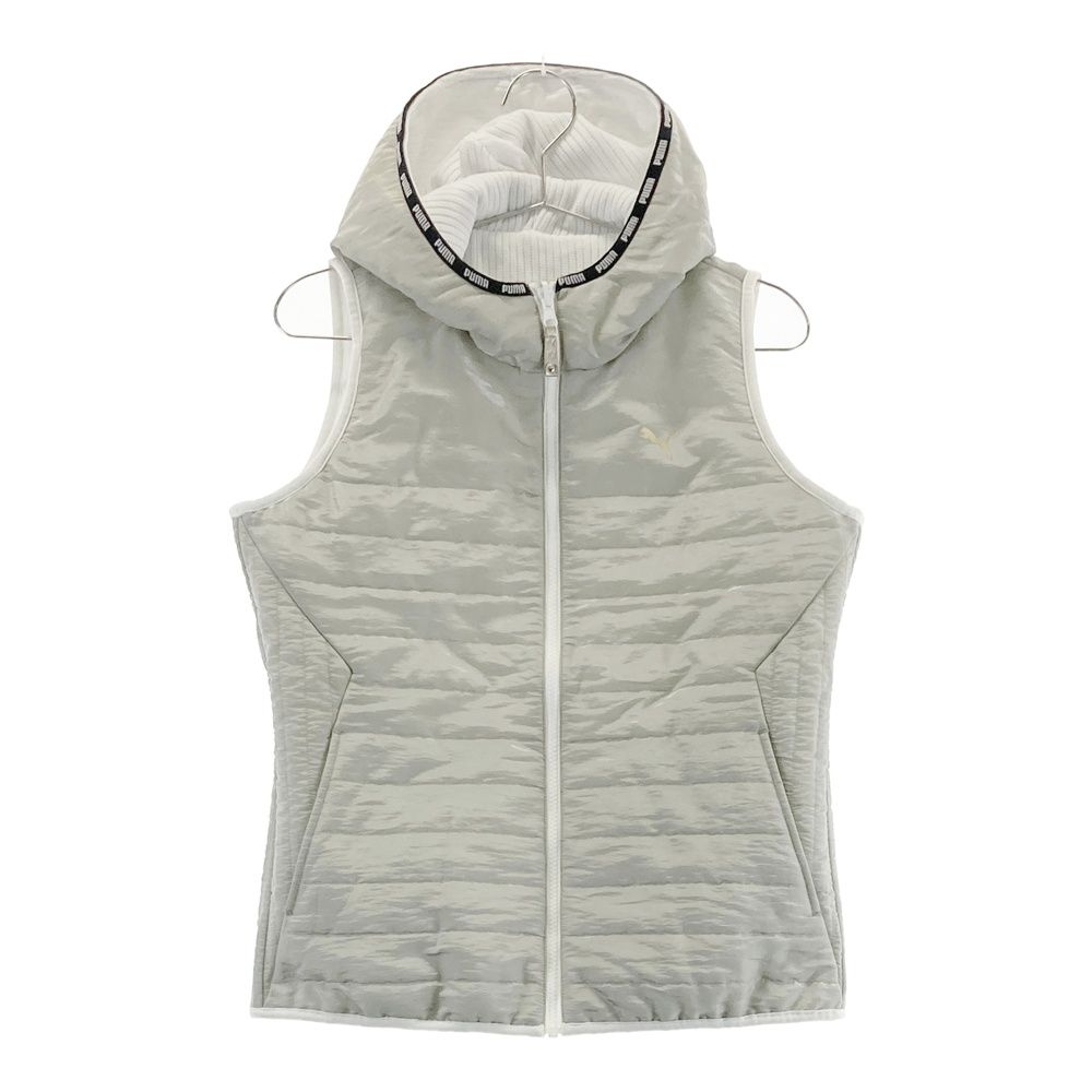 サイズ：L PUMA GOLF プーマゴルフ リバーシブル フード付 中綿ベスト