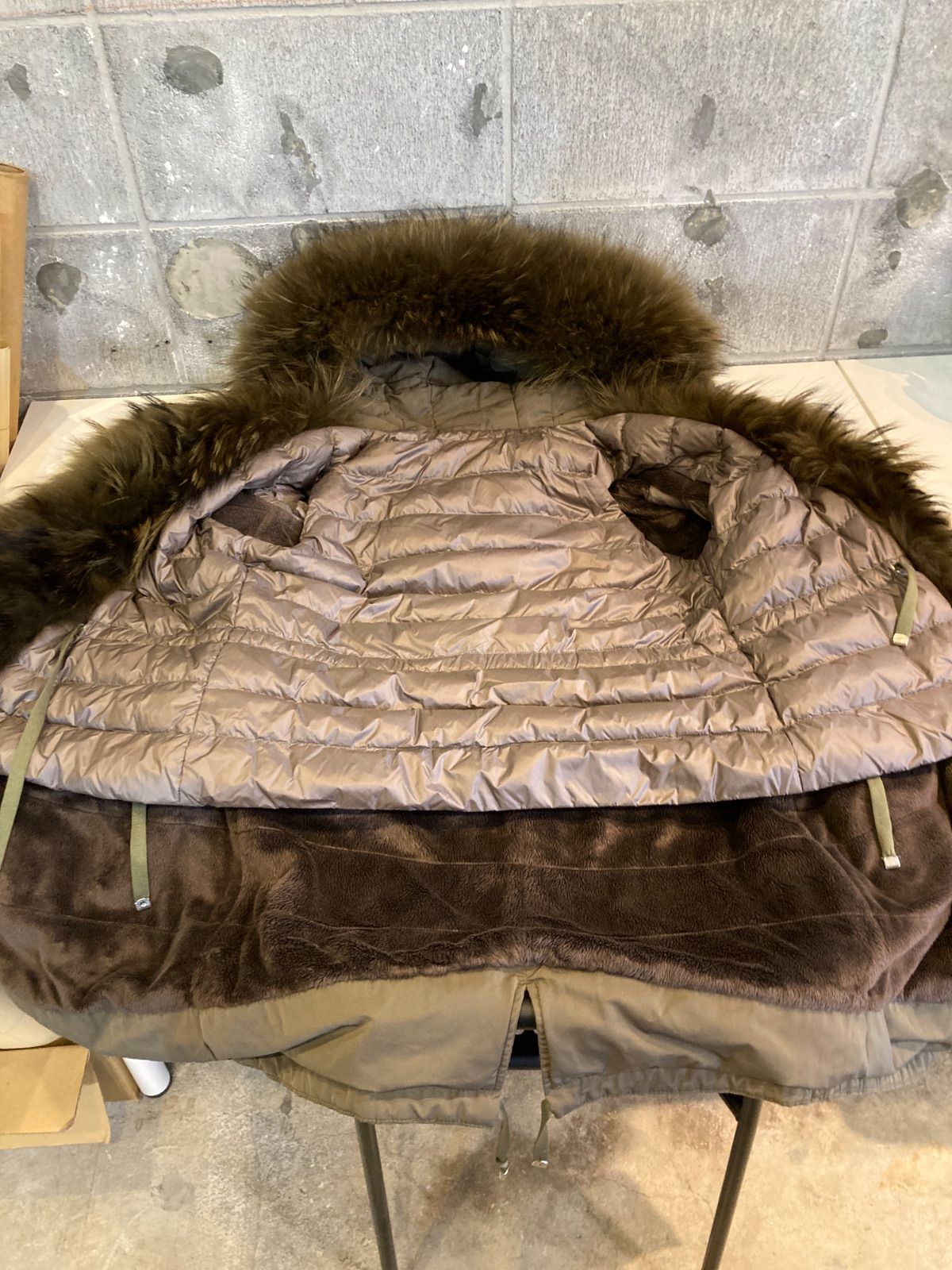 260111 DUNO デュノ モッズダウン ジャンパー カーキフェザー - メルカリ