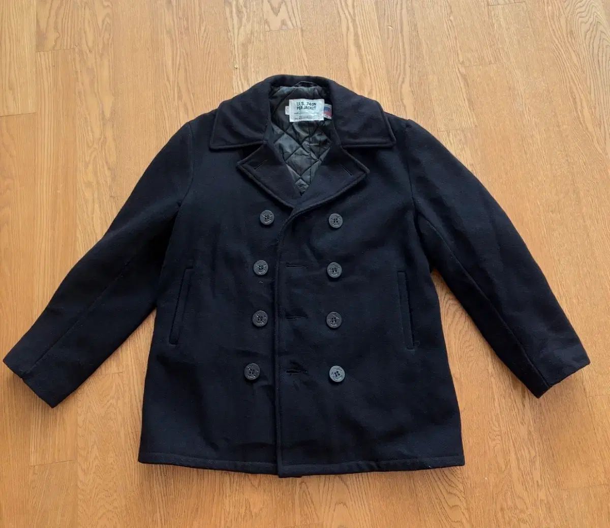 Schott N Y C U S 740 ショート ピーコート 40