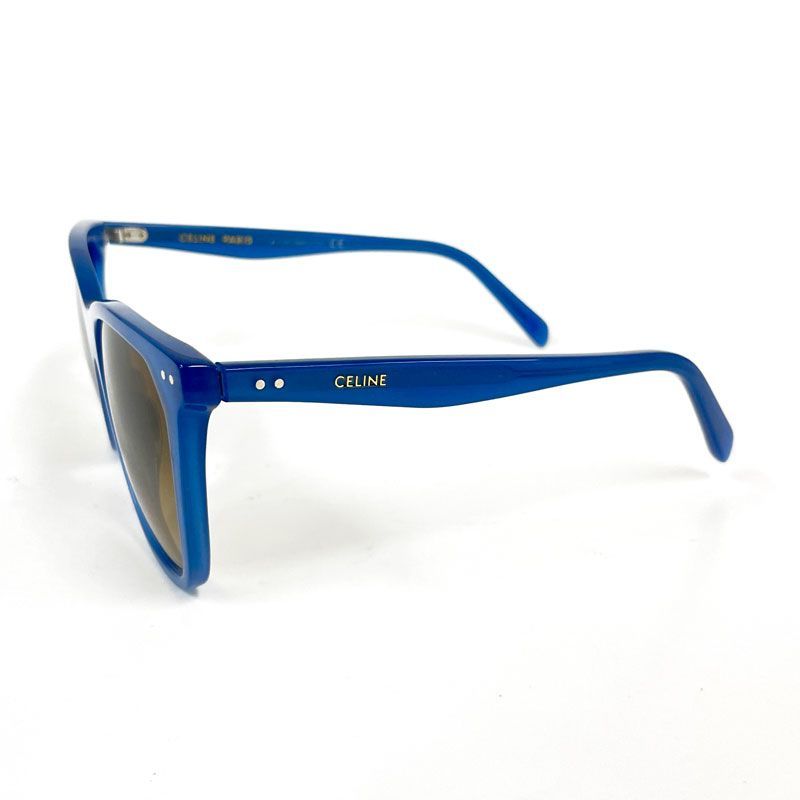 CELINE セリーヌ アウトレット キャットアイ サングラス 07 YN I Milky Navy ブルー CAT EYE S 134 グラデーションレンズ