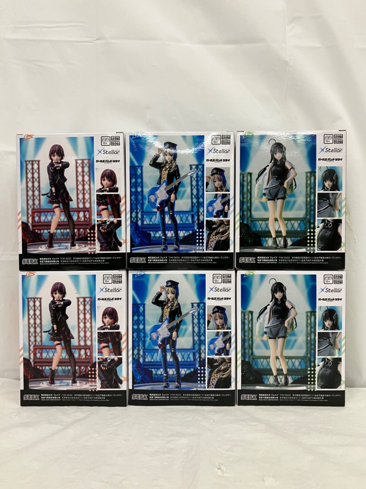 未開封 ガールズバンドクライ XStellar フィギュア 6個セット LF1055