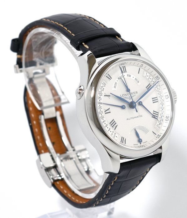 箱 ギャラ付 ロンジン マスターコレクション レトログラード L 2 714 4 71 3 自動巻き メンズ