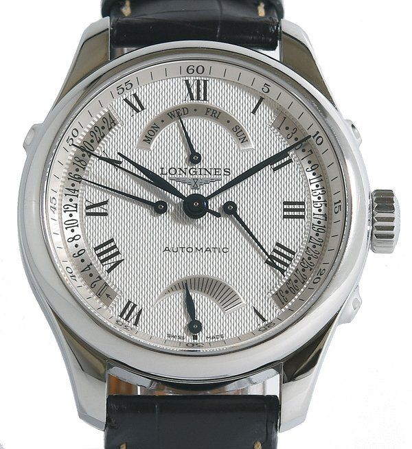 箱 ギャラ付 ロンジン マスターコレクション レトログラード L 2 714 4 71 3 自動巻き メンズ