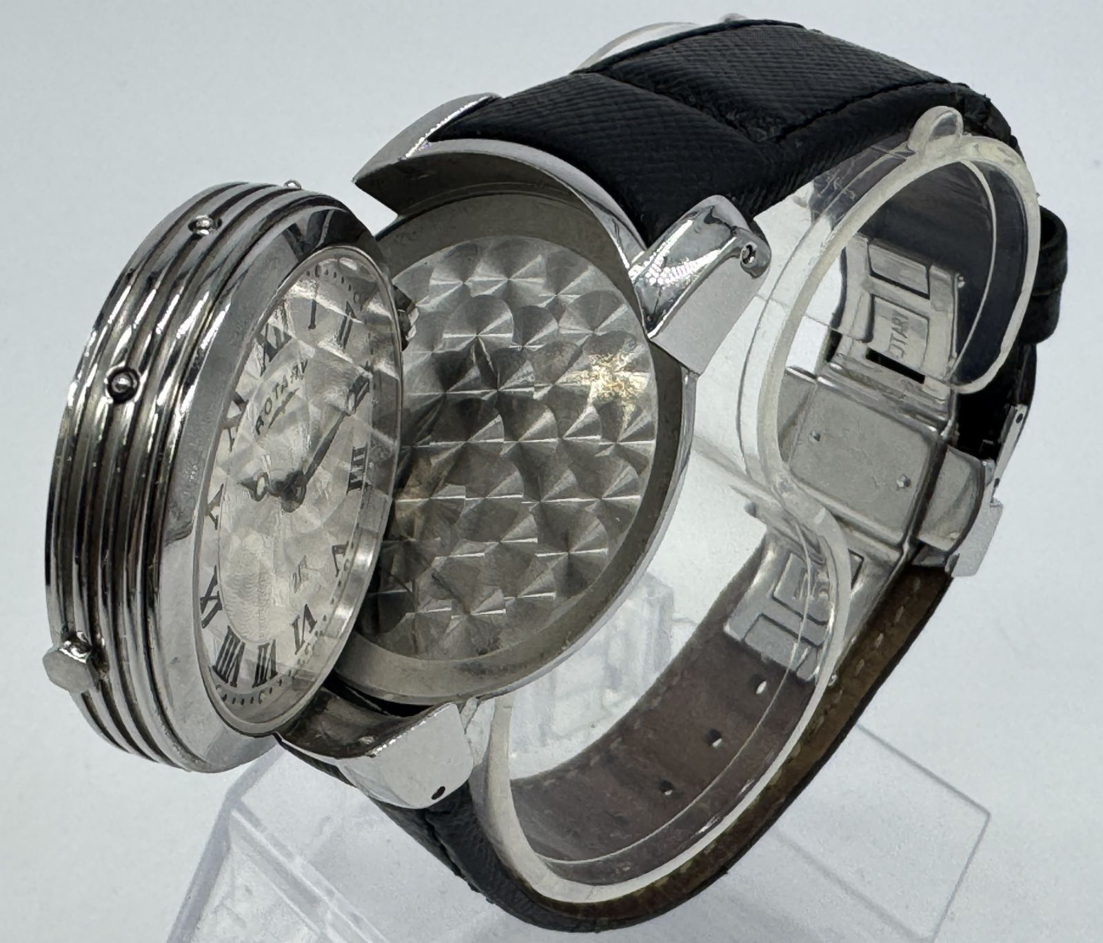 ROTARY ロータリー リバーシブル 腕時計 品 電池交換済 【公式通販】