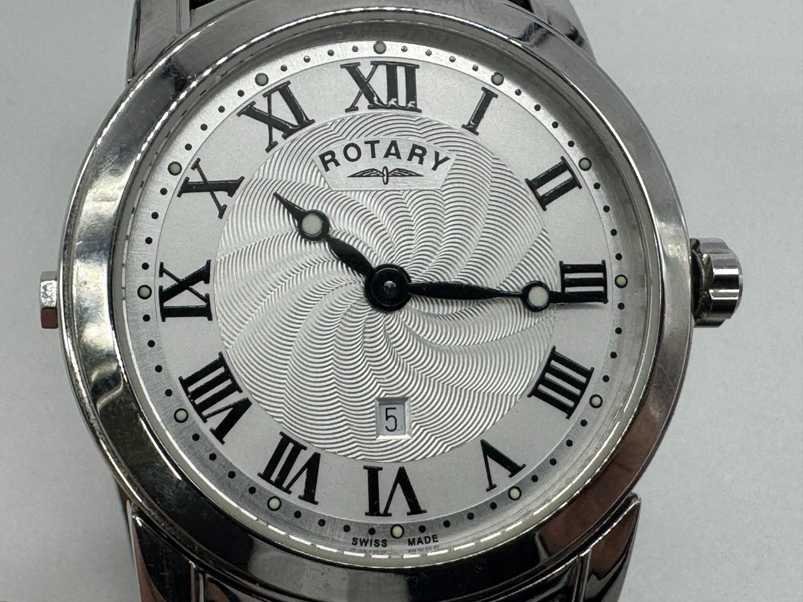 ROTARY ロータリー リバーシブル 腕時計 品 電池交換済 【公式通販】