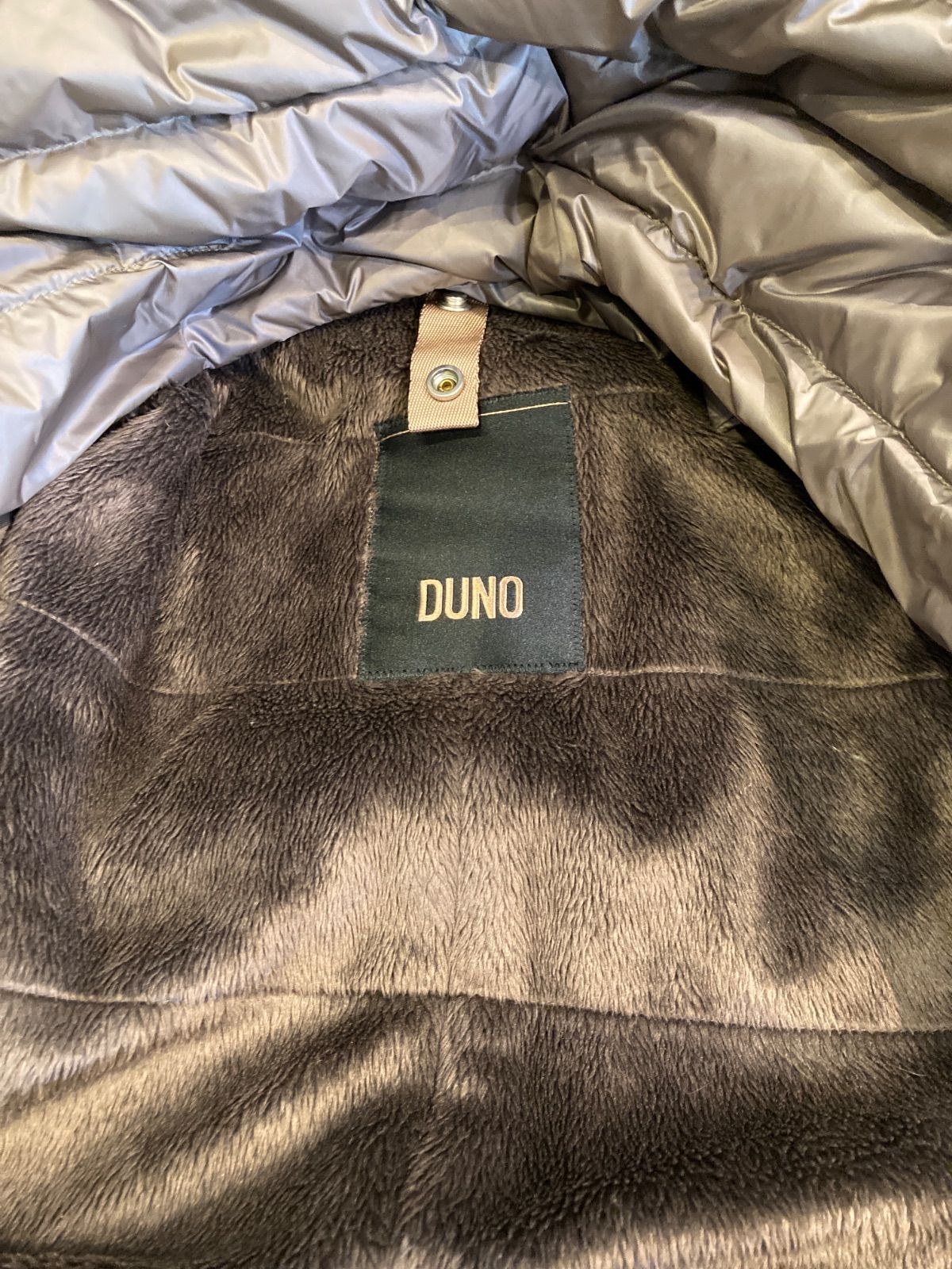 デュノモッズコートカーキーダウンジャンパーフェザー デュノモッズ