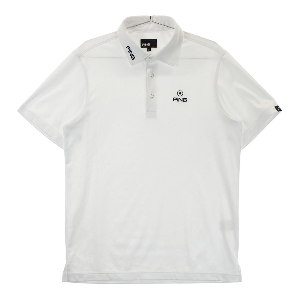 サイズ：L PING ピン 2023年モデル 半袖ポロシャツ チェック柄