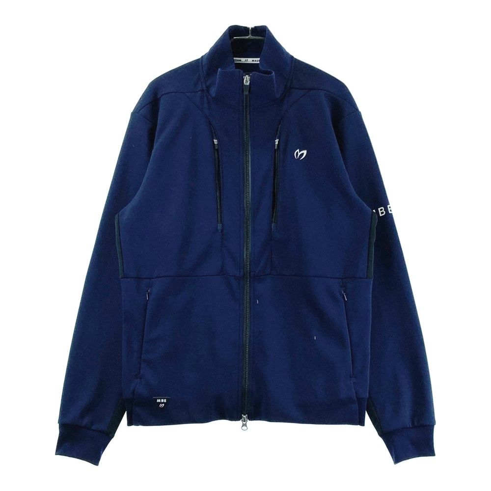 サイズ 4 MASTER BUNNY EDITION マスターバニーエディション 長袖ジップジャケット ネイビー系 ゴルフウェア メンズ ストスト