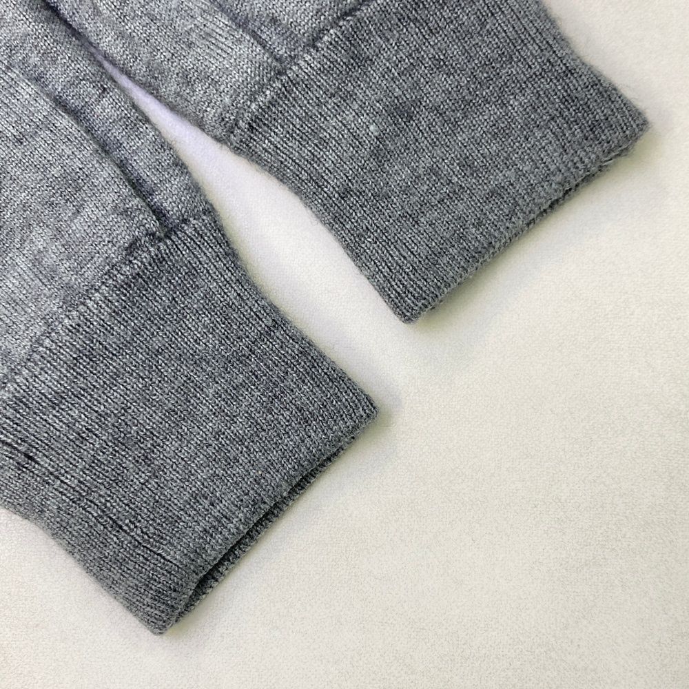 サイズ：L BEAMS GOLF ビームスゴルフ ニットセーター グレー系 人気