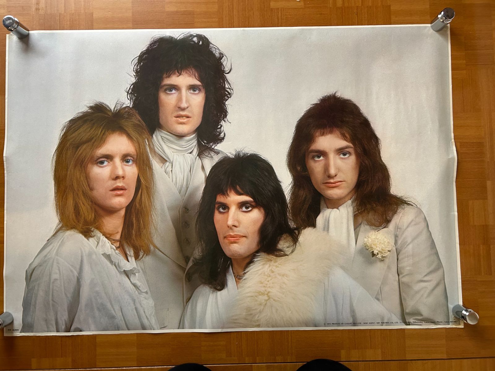 クイーン QUEEN GALLEY ELLE製 1975年 オリジナル オフィシャルポスター 620 x 918 mm