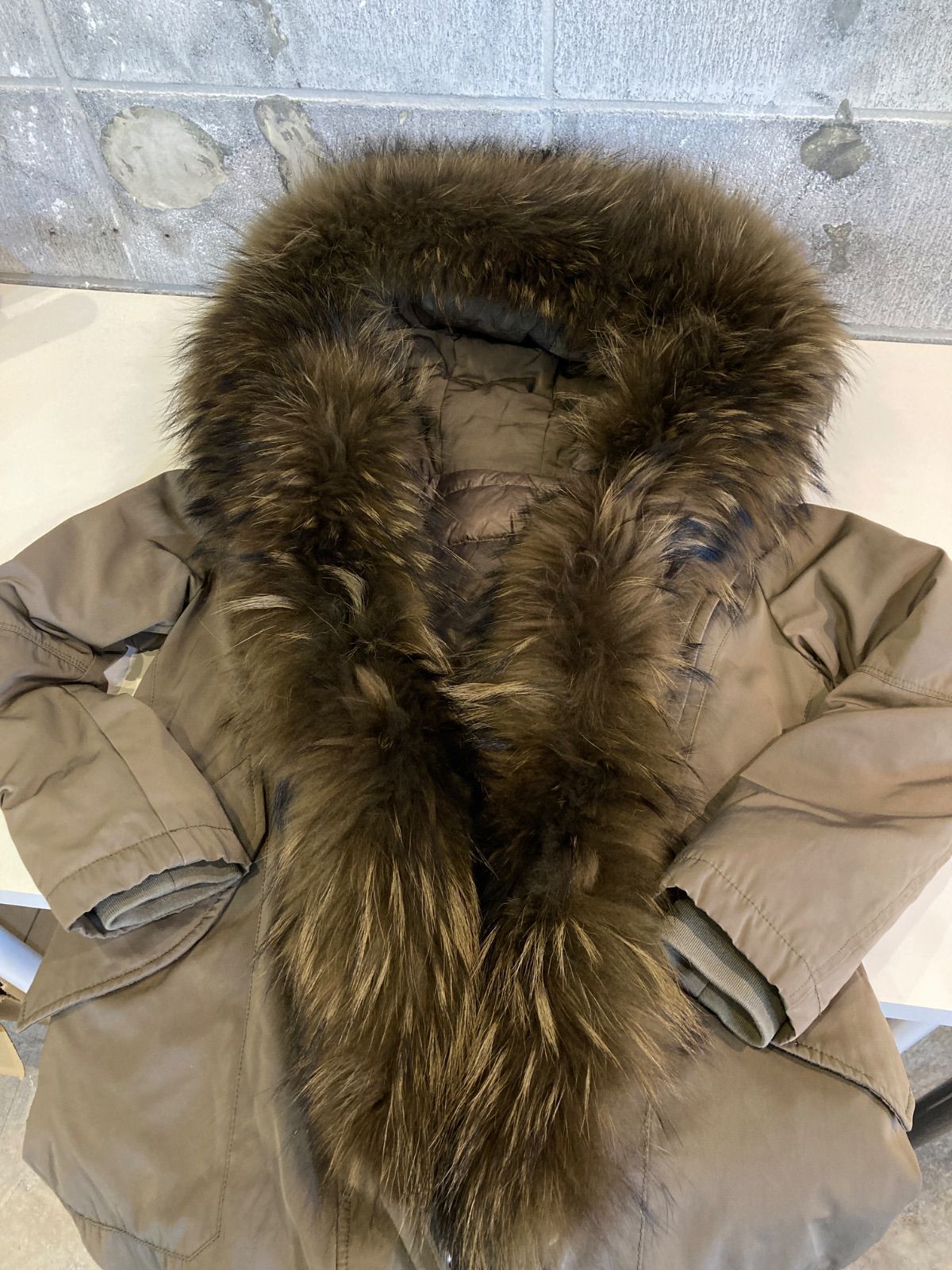 260111 DUNO デュノ モッズダウン ジャンパー カーキフェザー - メルカリ