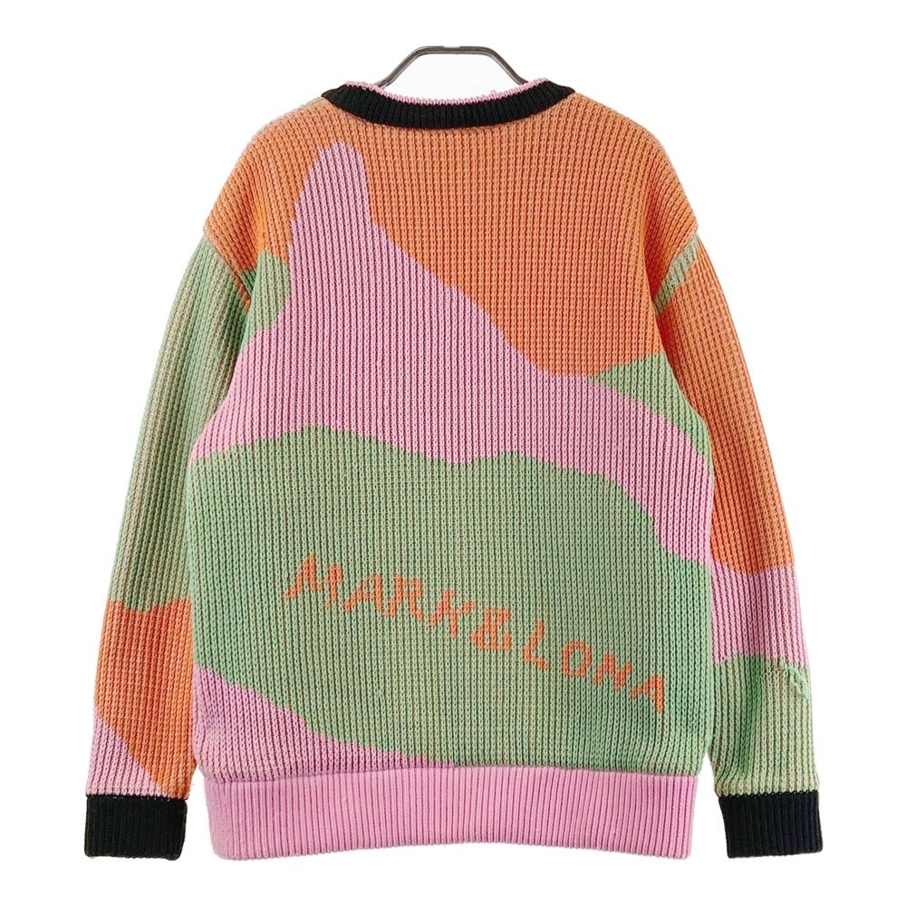 サイズ：46 MARK&LONA マークアンドロナ 裏地付 ロゴニットセーター 総